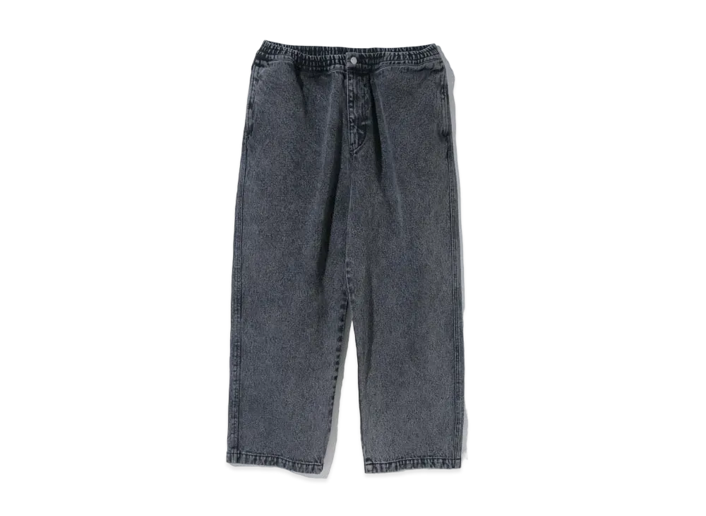 XLARGE DENIM WIDE EASY WORK PANTS "Black"