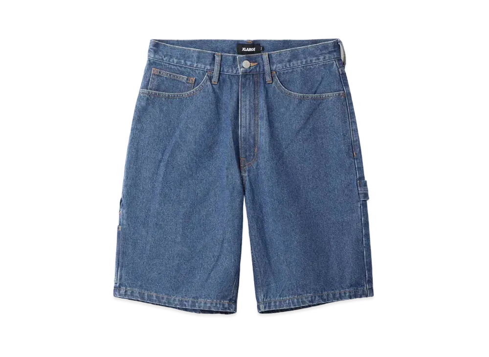 XLARGE EMBROIDERY DENIM SHORTS XLARGE "Light Indigo"