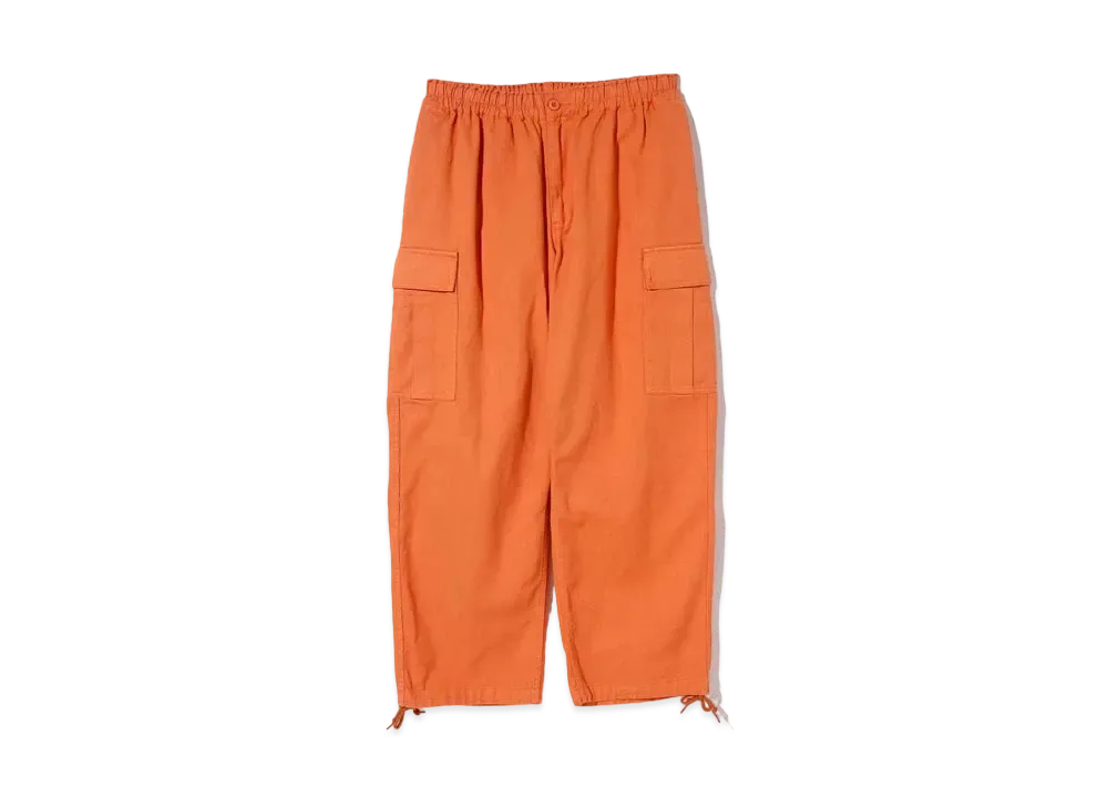 XLARGE OVERDYED EASY CARGO PANTS "Orange"