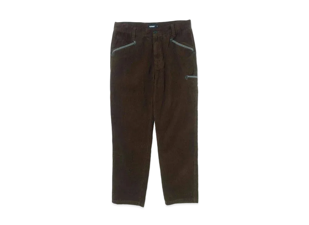 XLARGE CORDUROY WORK PANTS "Brown"