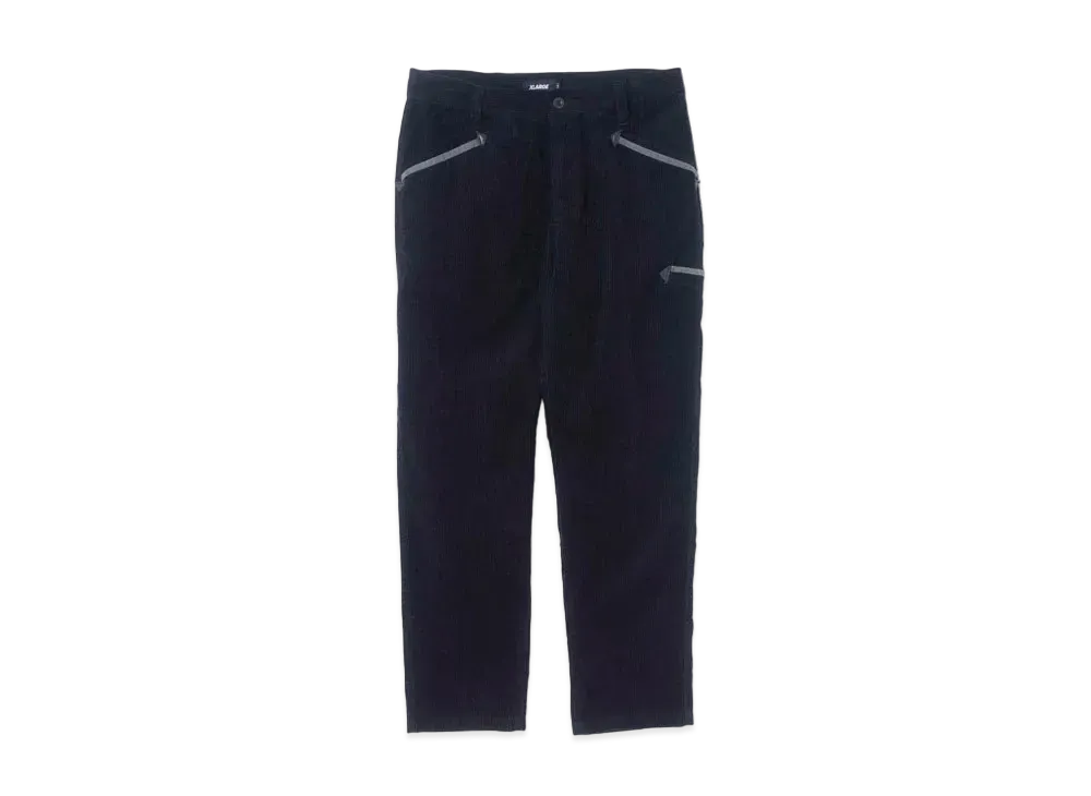 XLARGE CORDUROY WORK PANTS "Black"
