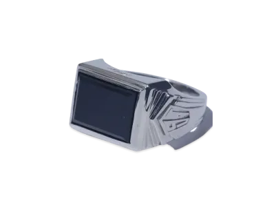 XLARGE ONYX RING XL1991 SV925 "Silver"