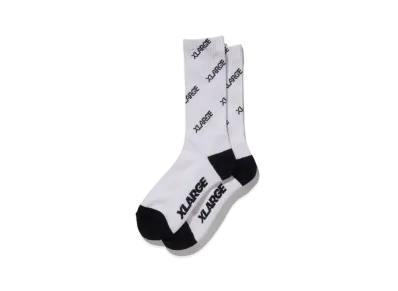 XLARGE XLARGE LOGO SOCKS "White"
