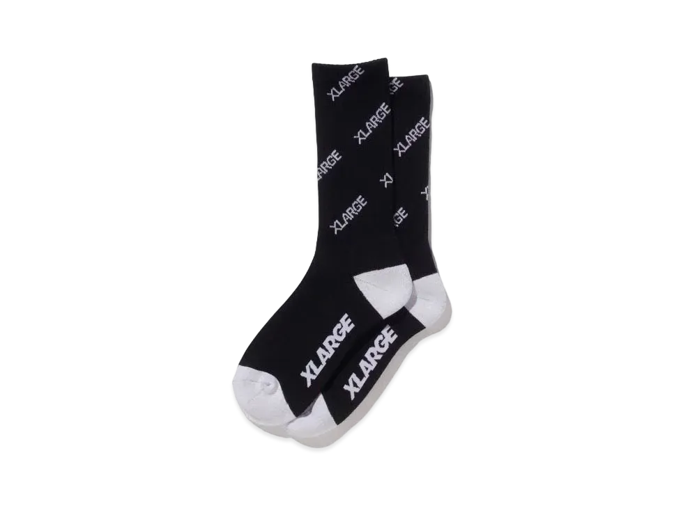 XLARGE XLARGE LOGO SOCKS "Black"