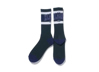 XLARGE COLLEGE LOGO SOCKS "Green"
