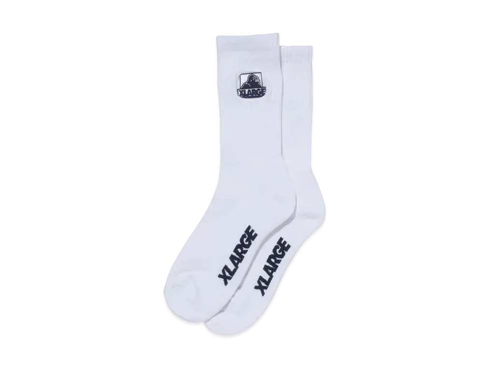 XLARGE OG EMB SOCKS XLARGE "White"