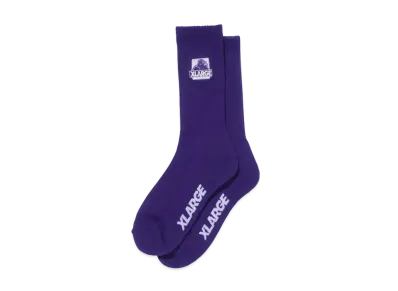 XLARGE OG EMB SOCKS XLARGE "Purple"