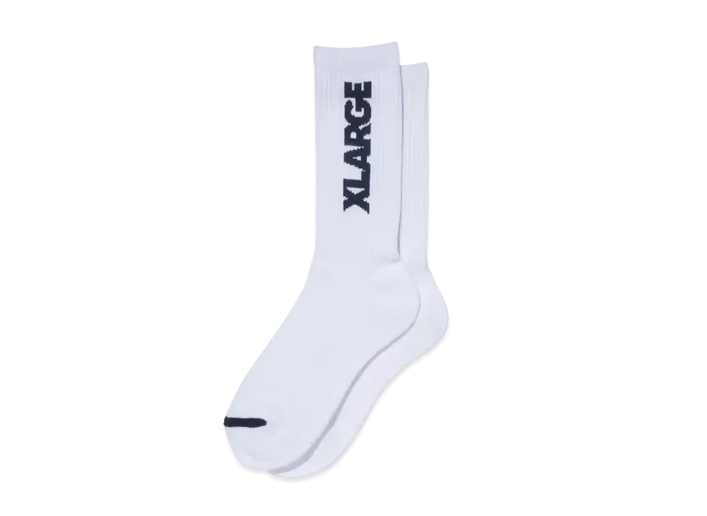 XLARGE STANDARD LOGO SOCKS XLARGE "White"