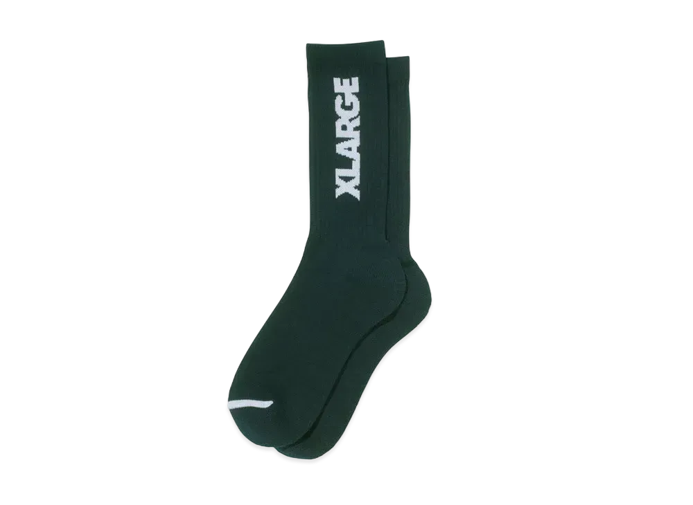 XLARGE STANDARD LOGO SOCKS XLARGE "Green"