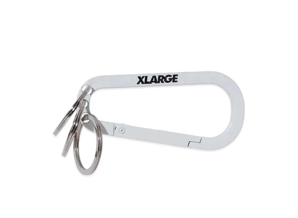 XLARGE STANDARD LOGO KEYRING CARABINER XLARGE "White"