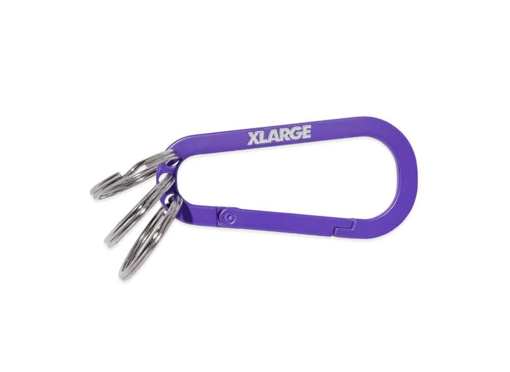 XLARGE STANDARD LOGO KEYRING CARABINER XLARGE "Purple"