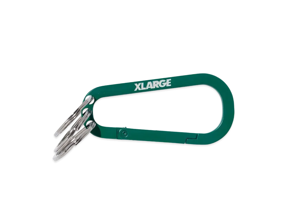 XLARGE STANDARD LOGO KEYRING CARABINER XLARGE "Green"