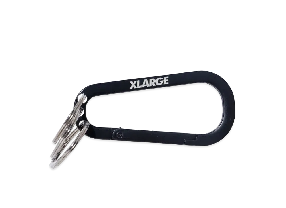 XLARGE STANDARD LOGO KEYRING CARABINER XLARGE "Black"