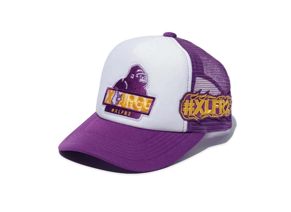 XLARGE x FR2 MESH CAP "Purple"