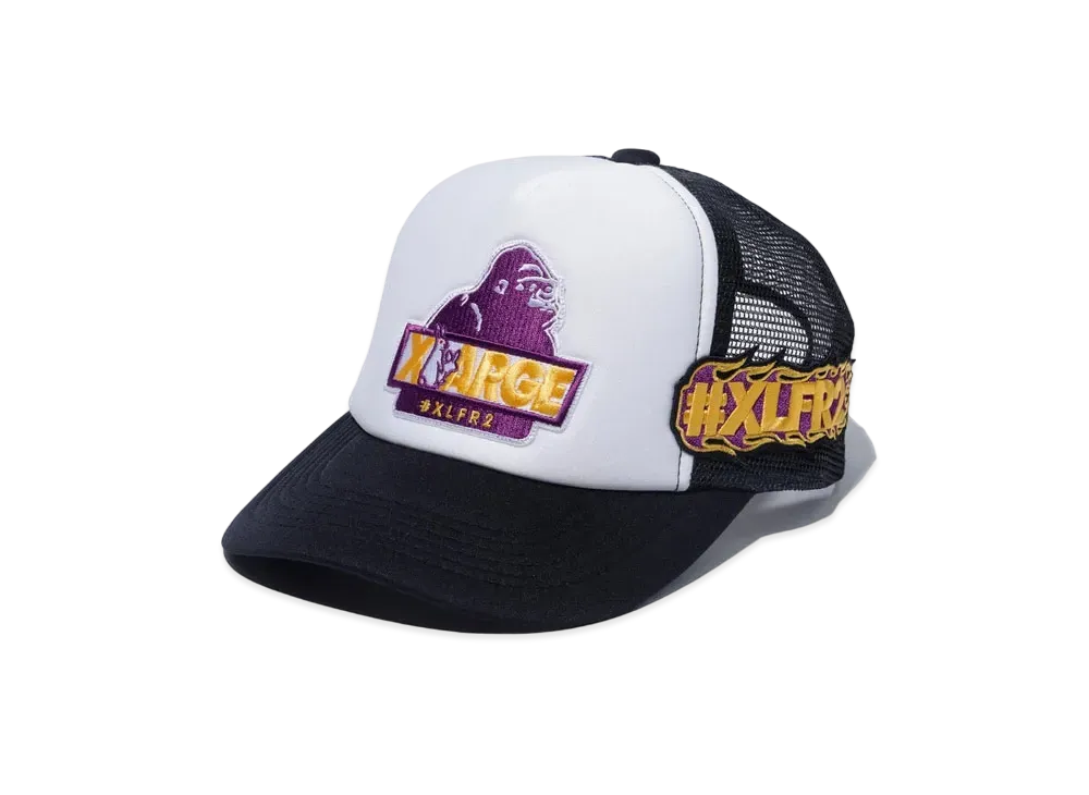 XLARGE x FR2 MESH CAP "Black"