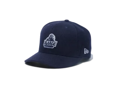 XLARGE x NEW ERA SLANTED OG WOOL CAP "Navy"