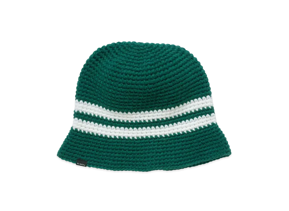 XLARGE KNITTED BUCKET HAT XLARGE "Green"