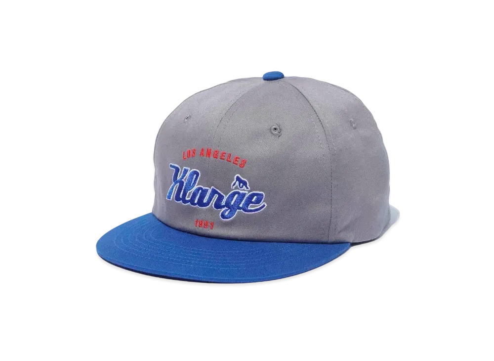 XLARGE TEAM LOGO 2TONE CAP "Grey"