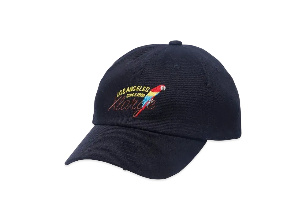 XLARGE PARROT 6PANEL CAP XLARGE "Black"
