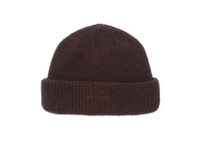 XLARGE LOGO SHORT LENGTH BEANIE "Brown"