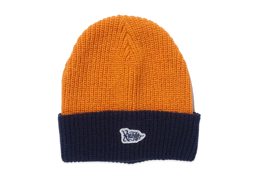 XLARGE BI COLOR KNIT CAP "Yellow"