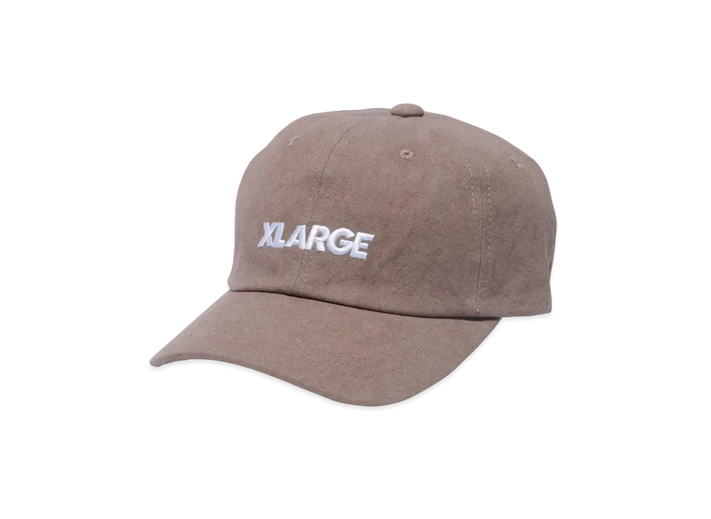 XLARGE WASHED STANDARD LOGO 6PANEL CAP XLARGE "Brown"