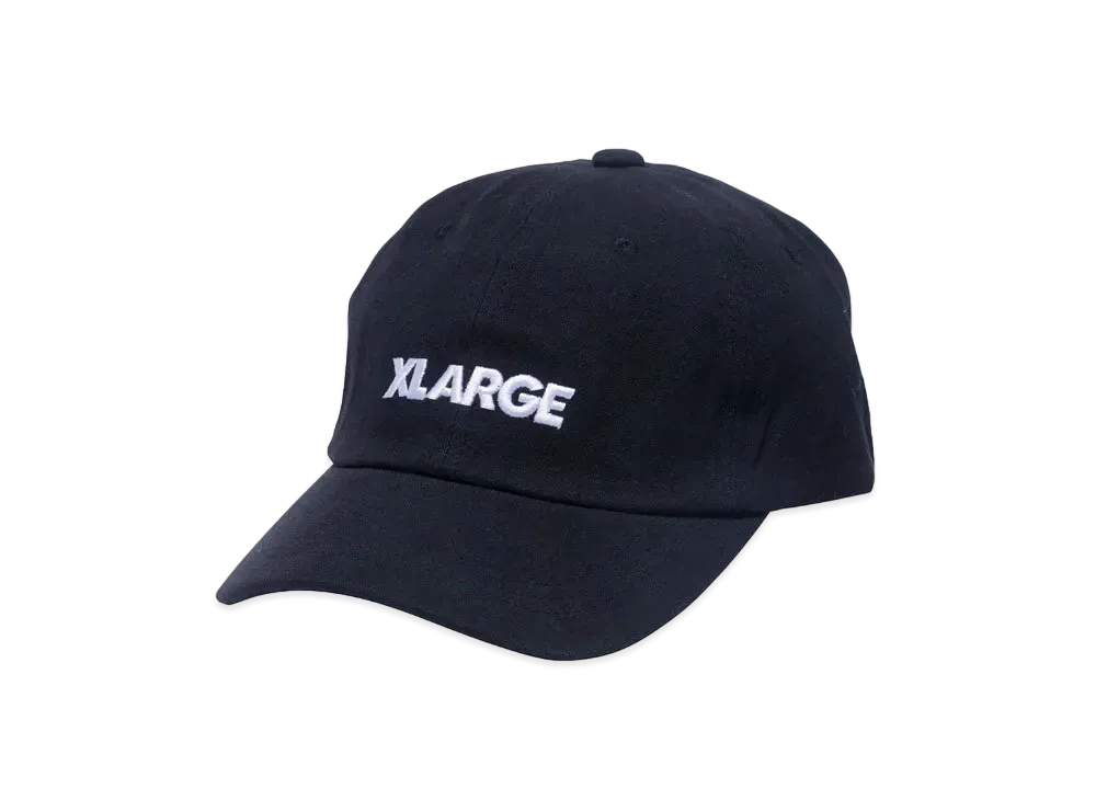 XLARGE WASHED STANDARD LOGO 6PANEL CAP XLARGE "Black"