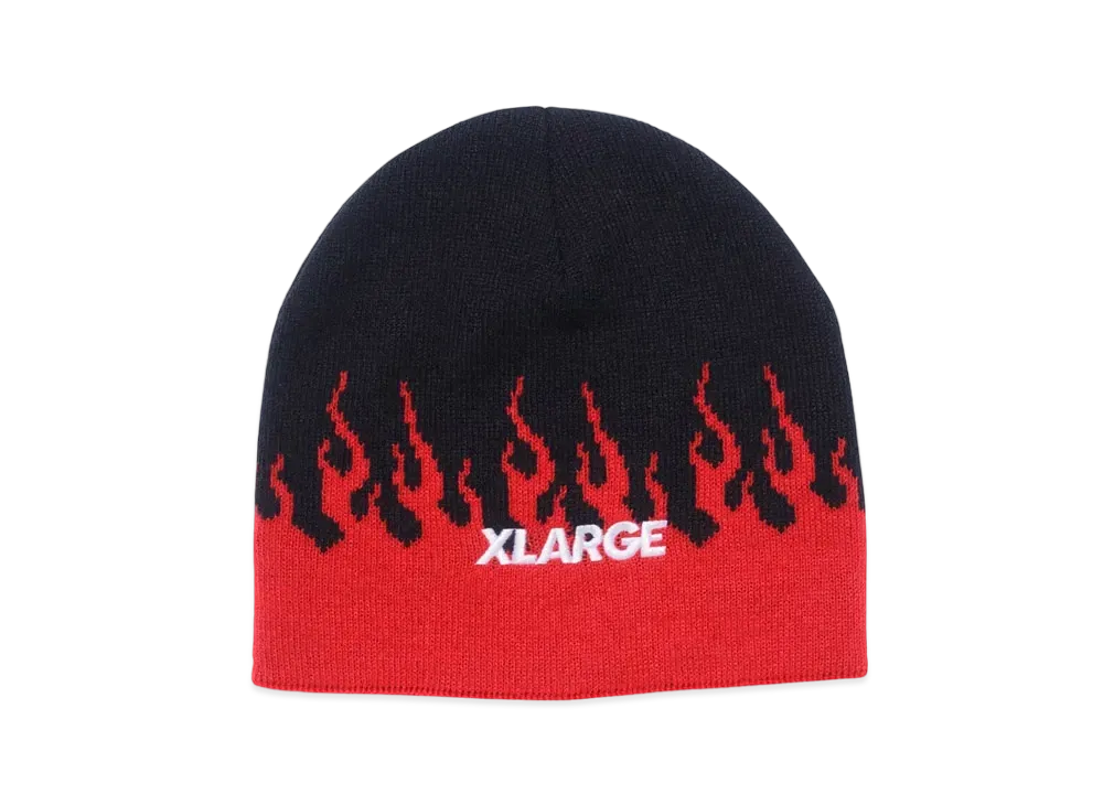 XLARGE FIRE SINGLE BEANIE XLARGE "Red"