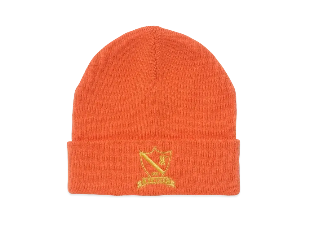 XLARGE EMBLEM CUFF BEANIE XLARGE "Orange"