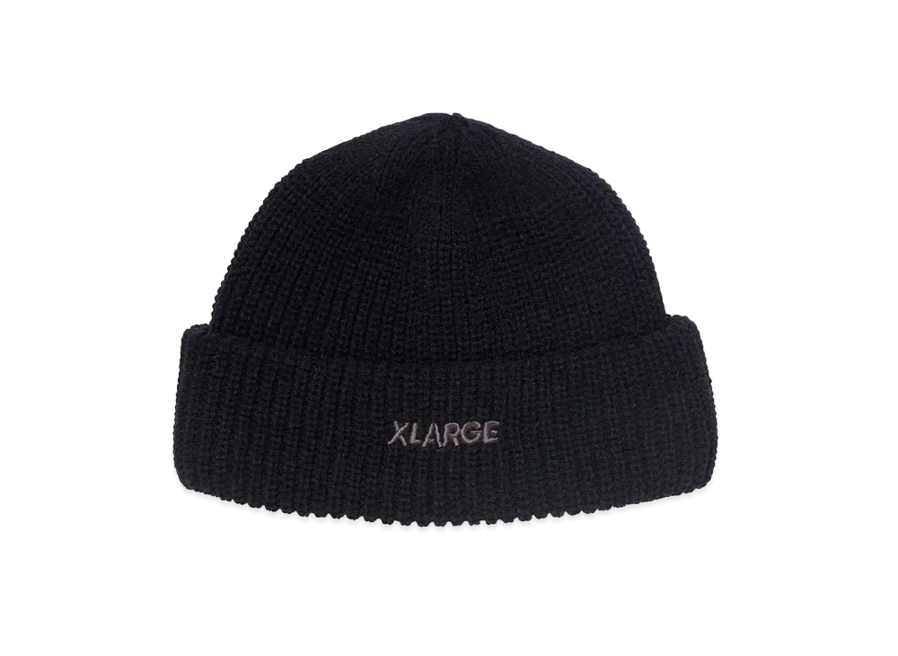 XLARGE LOGO SHORT LENGTH BEANIE XLARGE "Black"
