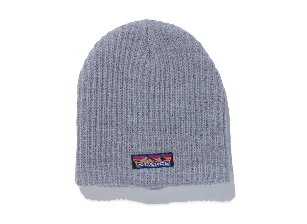 XLARGE MOUNTAIN LOGO BEANIE "Ash"