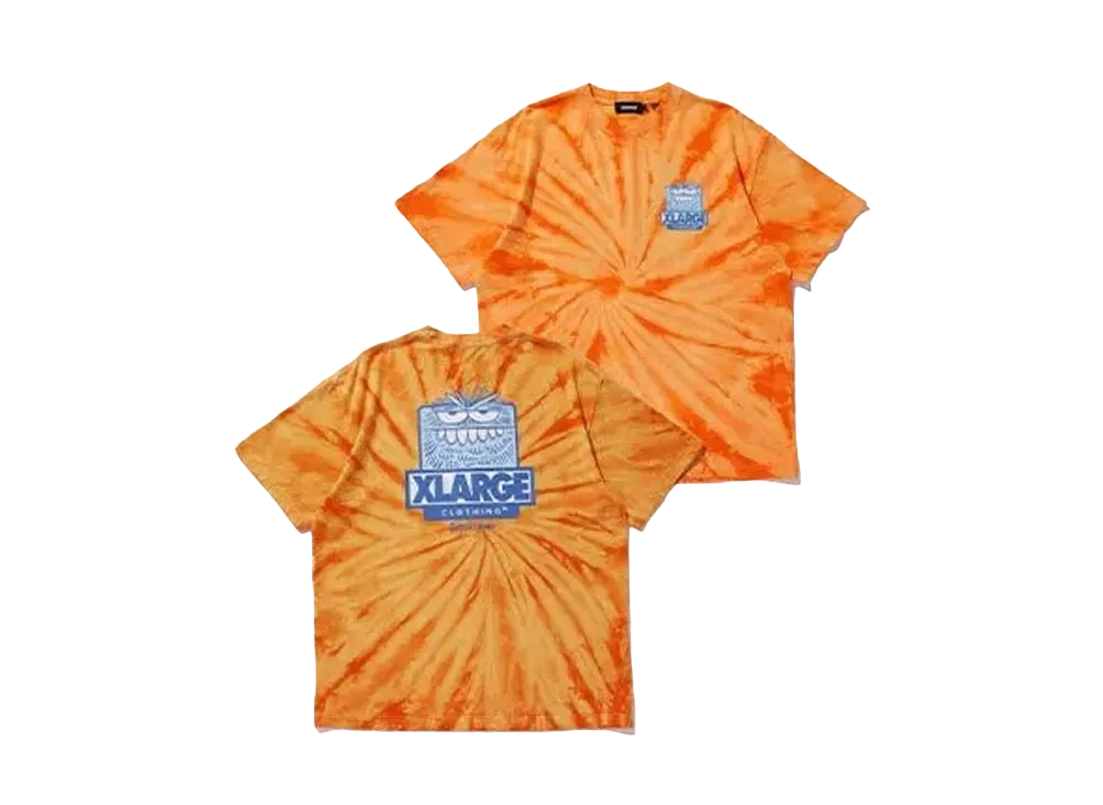 XLARGE x KEVIN LYONS S/S Box Logo Tee "Orange"