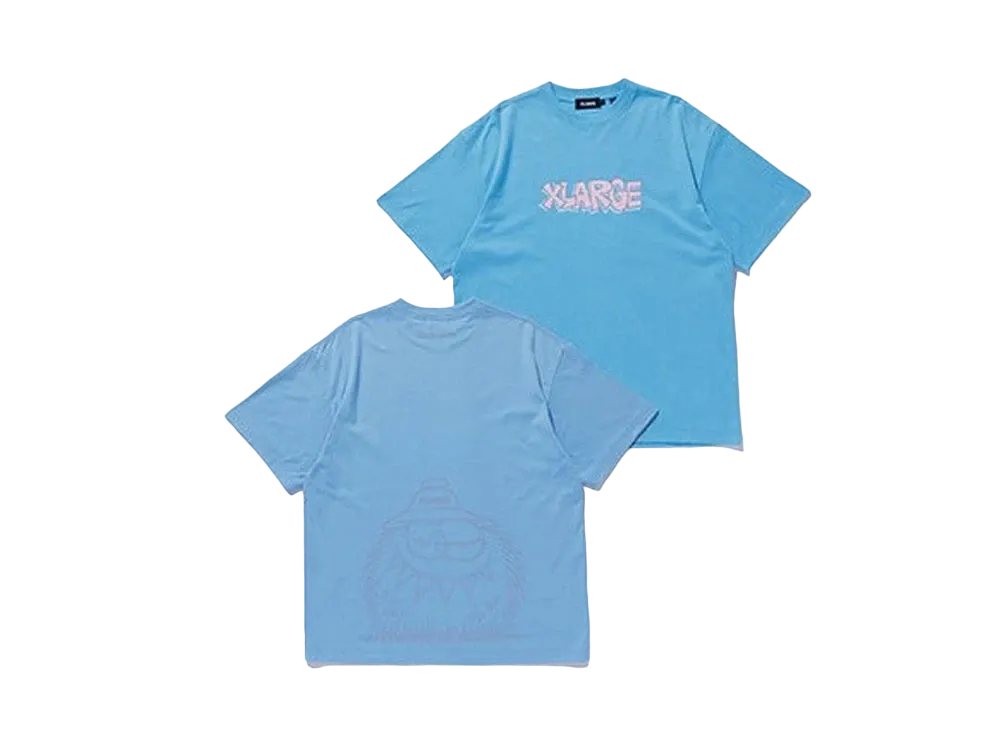 XLARGE x KEVIN LYONS S/S Text Logo Tee "Light Blue"