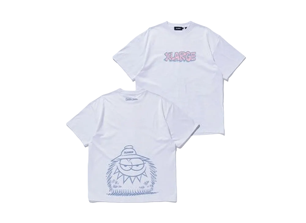 XLARGE x KEVIN LYONS S/S Text Logo Tee "White"
