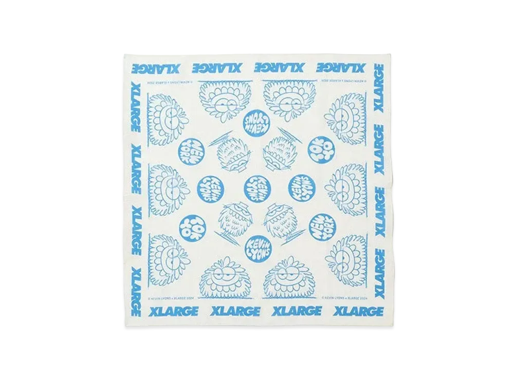 XLARGE x KEVIN LYONS Bandana "White"