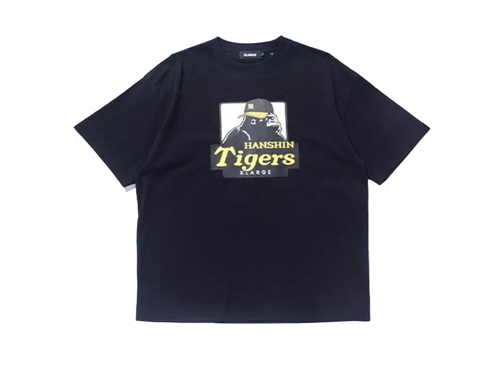 XLARGE x HANSHIN Tigers OG S/S Tee "Black"