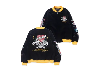 XLARGE x Ed Hardy Reversible Souvenir Jacket "Black"