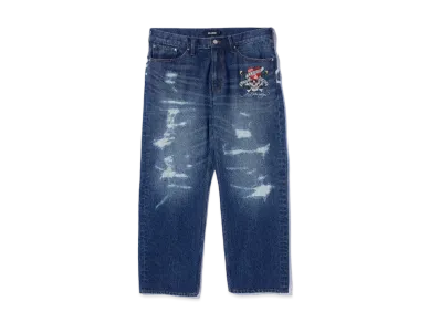 XLARGE x Ed Hardy Crash Denim Pants "Indigo"
