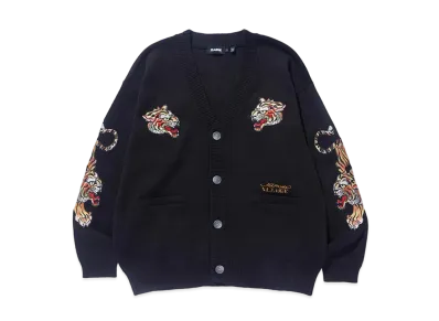 XLARGE x Ed Hardy Knit Cardigan "Black"