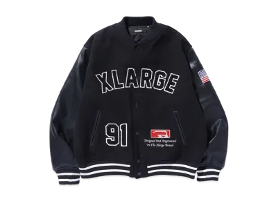 XLARGE OG Logo Varsity Jacket "Black"