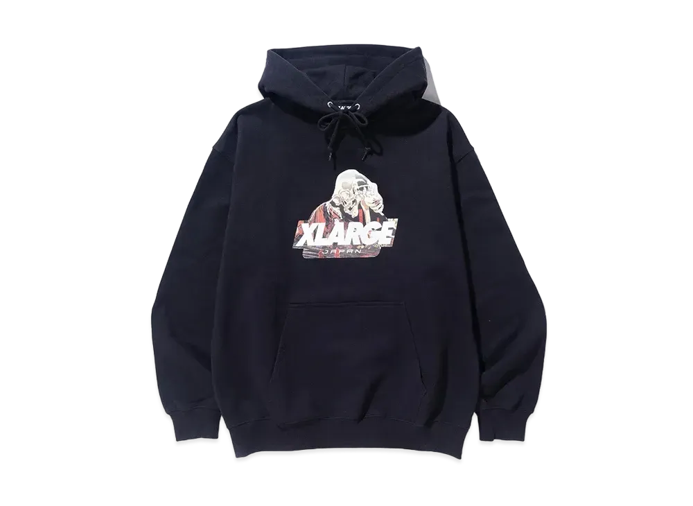 XLARGE Japonism Old OG Hooded Sweat Shirt "Black"