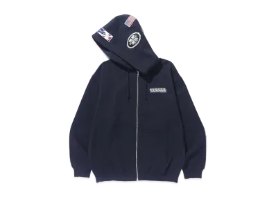 XLARGE Multi Emblem Zip Hooded Sweatshirt "Black"