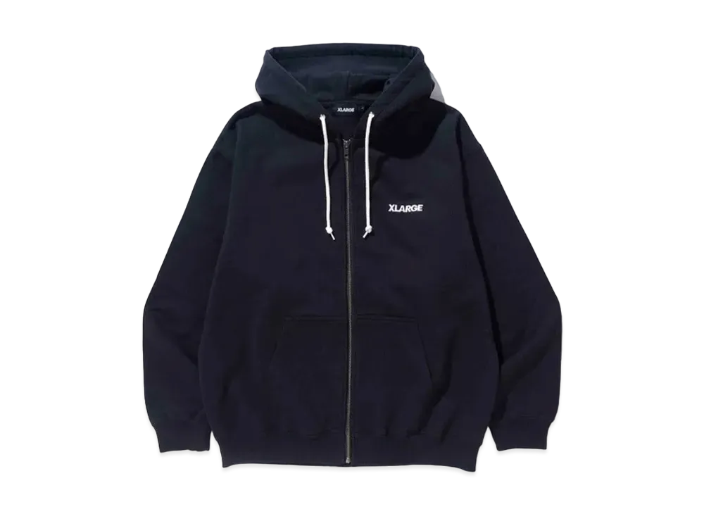 XLARGE Standard Logo Zip Hooded Sweatshirt "Black"