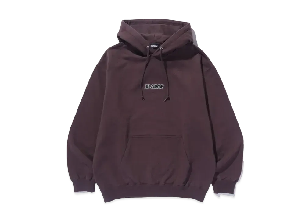 XLARGE Standard Logo Hooded Sweatshirt "Brown"