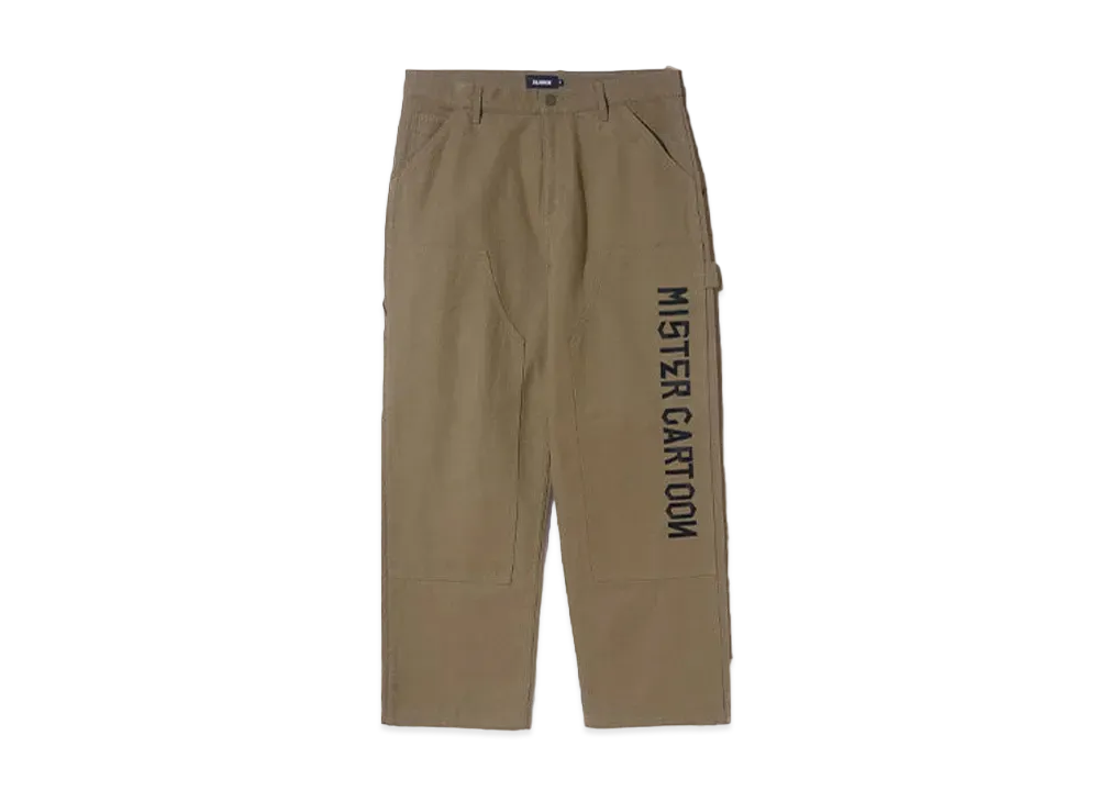 XLARGE x Mister Cartoon Work Pants "Brown"