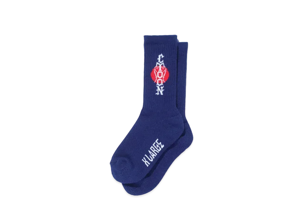XLARGE x Mister Cartoon Socks "Blue"