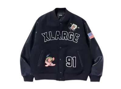 XLARGE x Spongebob Varsity Jacket XLARGE x Spongebob Varsity Jacket