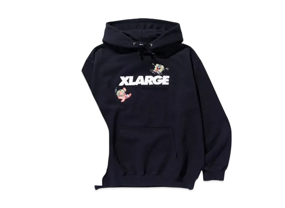XLARGE x Spongebob Pullover Hooded Sweatshirt "Black"