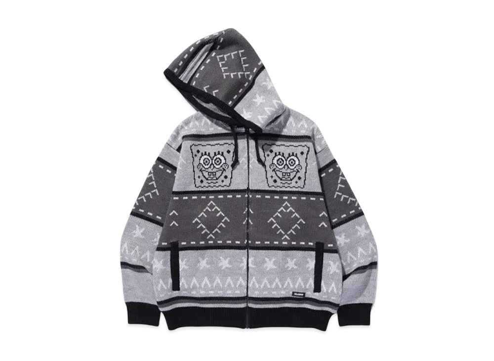 XLARGE x Spongebob Knit Hoodie "Black"