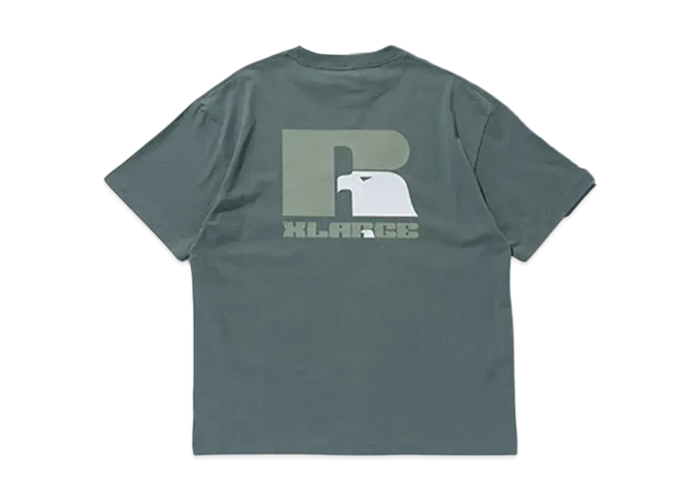 XLARGE x RUSSELL ATHLETIC S/S Tee "Green"